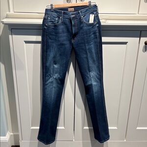 MOTHER The Double Insider Dark Jeans in Size 27